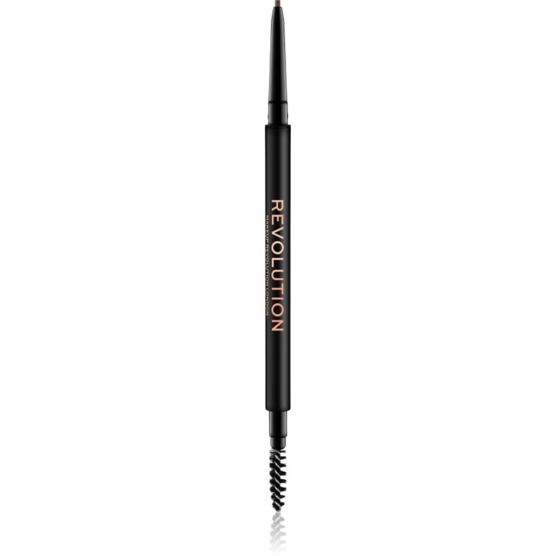 Makeup Revolution Precise Brow Pencil прецизен молив за вежди с четка цвят Light Brown 0,05 гр.