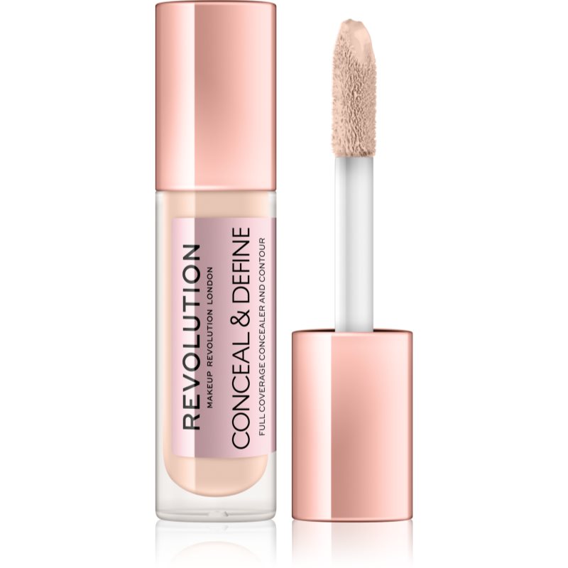 Makeup Revolution Conceal & Define течен коректор цвят C3.5 4 гр.