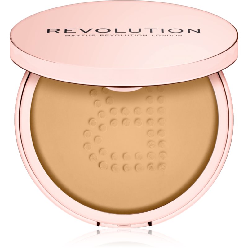 Makeup Revolution Conceal & Fix прозрачна насипна пудра водоустойчив цвят Deep Honey 13 гр.