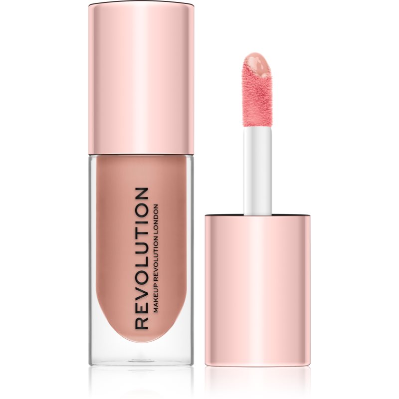 Makeup Revolution Pout Bomb блясък за устни за по-голям обем със силен гланц цвят Candy 4,6 мл.