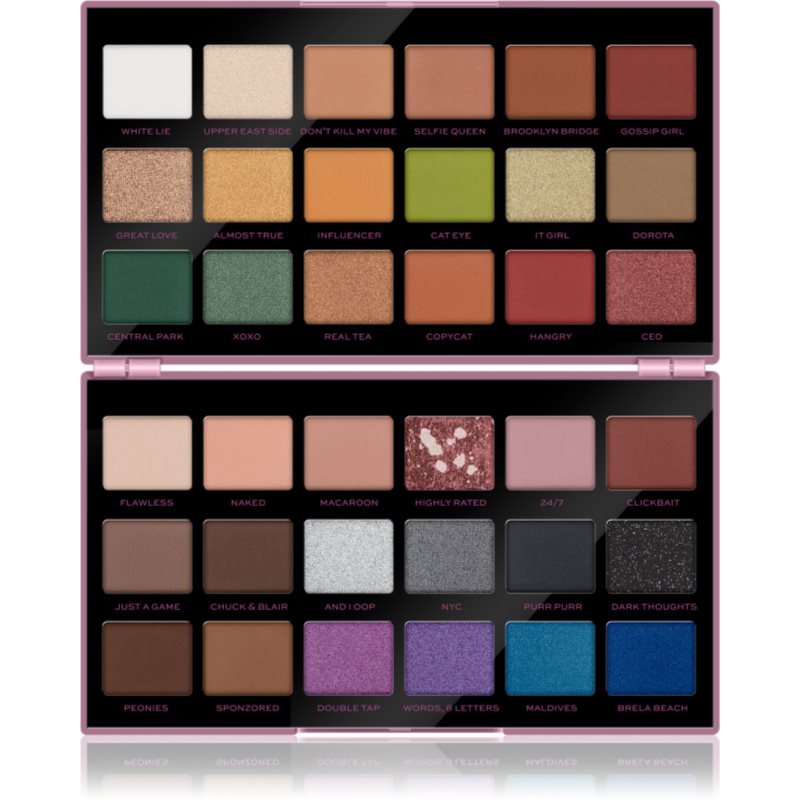 Makeup Revolution X Petra XOXO paletka očních stínů 28,8 g