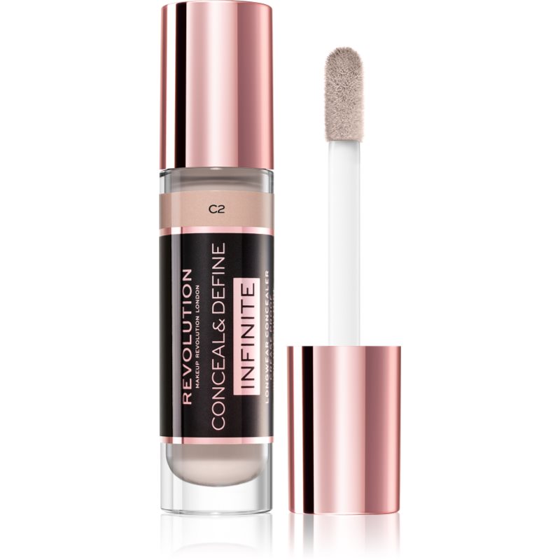 Makeup Revolution Infinite krycí korektor pro redukci nedokonalostí velké balení odstín C2 9 ml