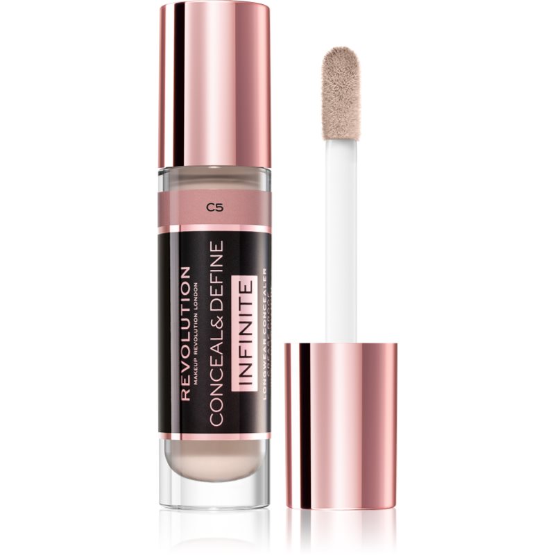 Makeup Revolution Infinite krycí korektor pro redukci nedokonalostí velké balení odstín C5 9 ml