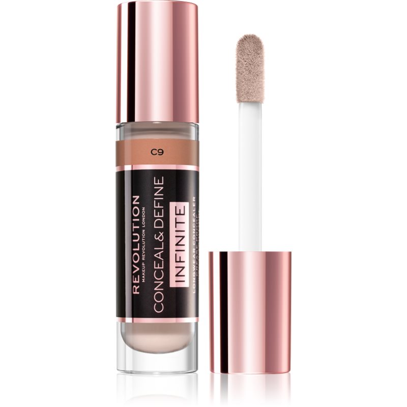 Makeup Revolution Infinite krycí korektor pro redukci nedokonalostí velké balení odstín C9 9 ml