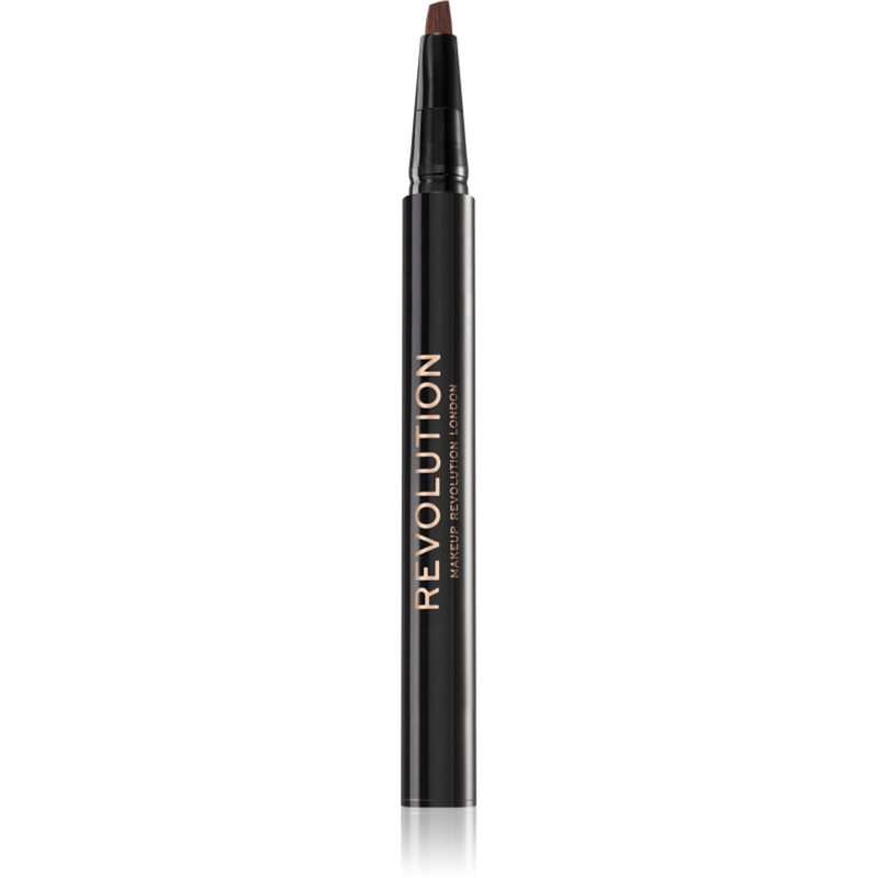 Makeup Revolution Bushy Brow tužka na obočí odstín Medium Brown 0,5 ml