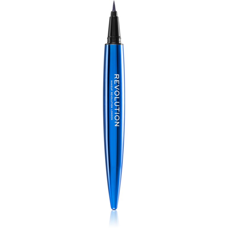 Makeup Revolution Renaissance Flick tekuté oční linky v peru Blue 0,8 g