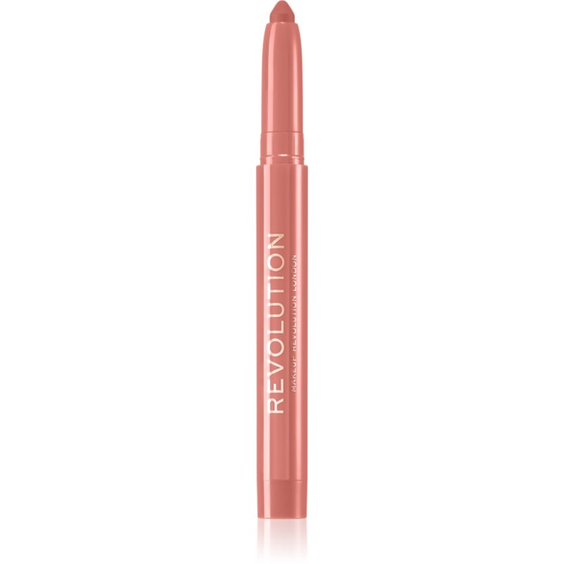 Makeup Revolution Velvet Kiss krémová hydratační rtěnka v tužce odstín Heart Race 1,2 g