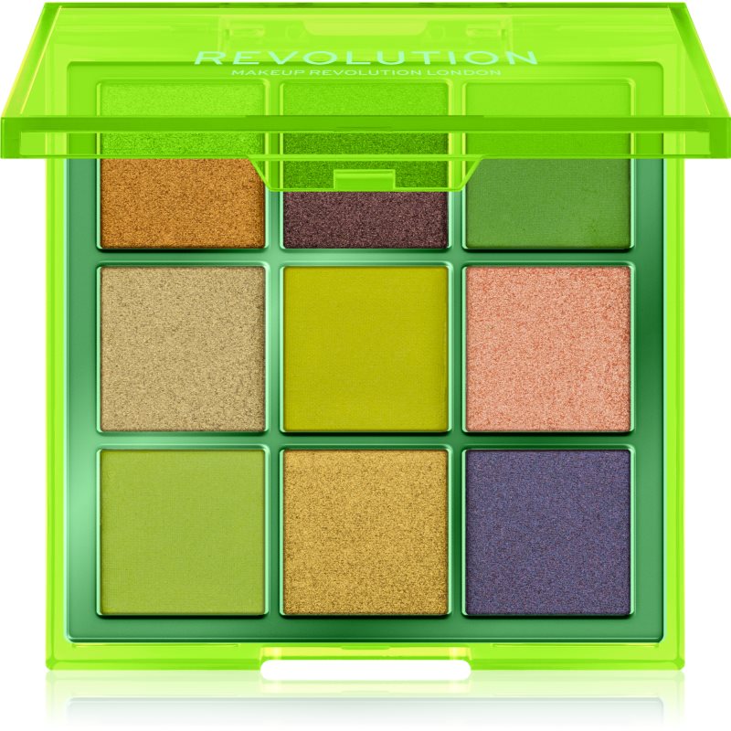 Makeup Revolution Viva Neon paletka očních stínů odstín Up All Night 11,25 g