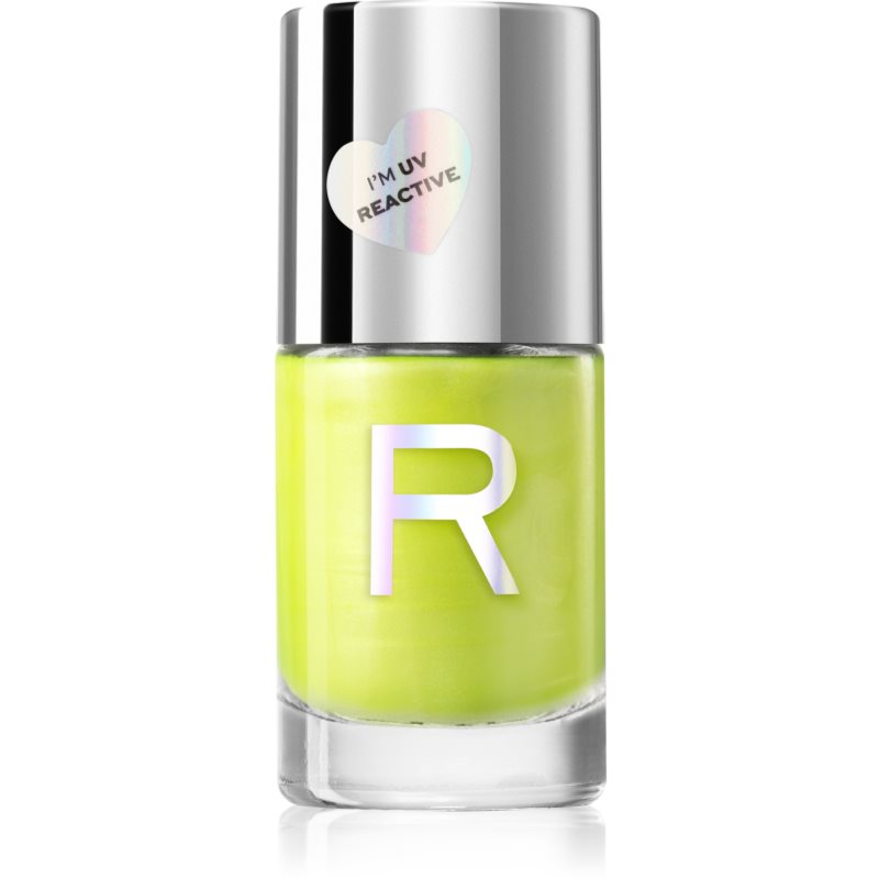 Makeup Revolution Neon Glow неонов лак за нокти цвят Yellow Tropic 10 мл.