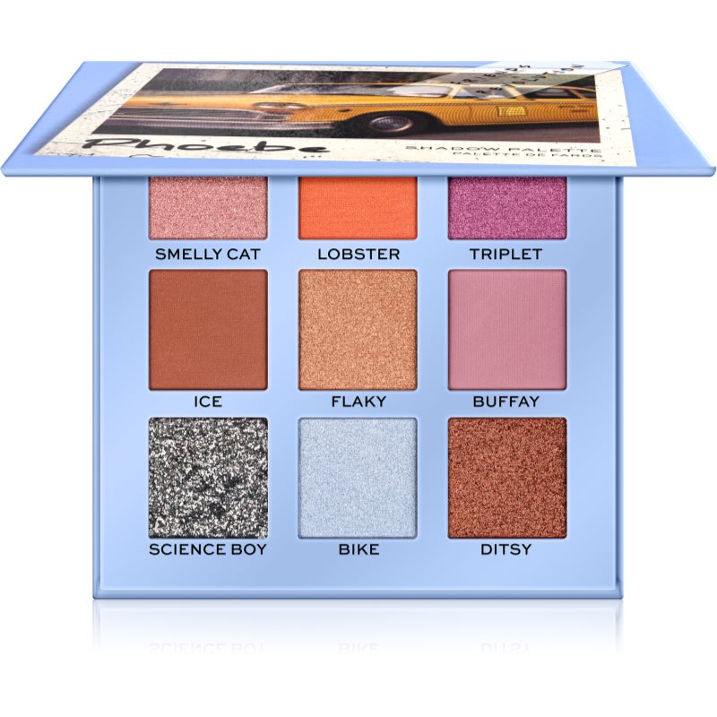 Makeup Revolution X Friends paletka očních stínů odstín Phoebe 9 g