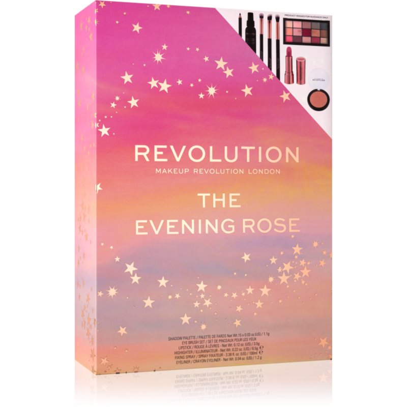 Makeup Revolution The Evening Rose dárková sada (pro ženy)