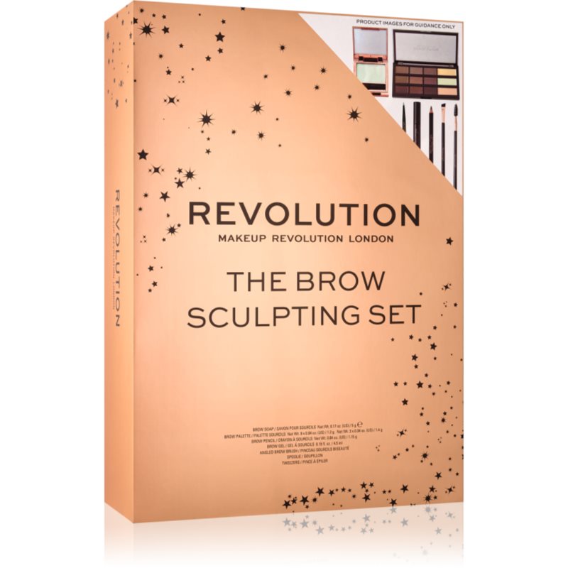 Makeup Revolution The Brow Sculpting подаръчен комплект (за жени )