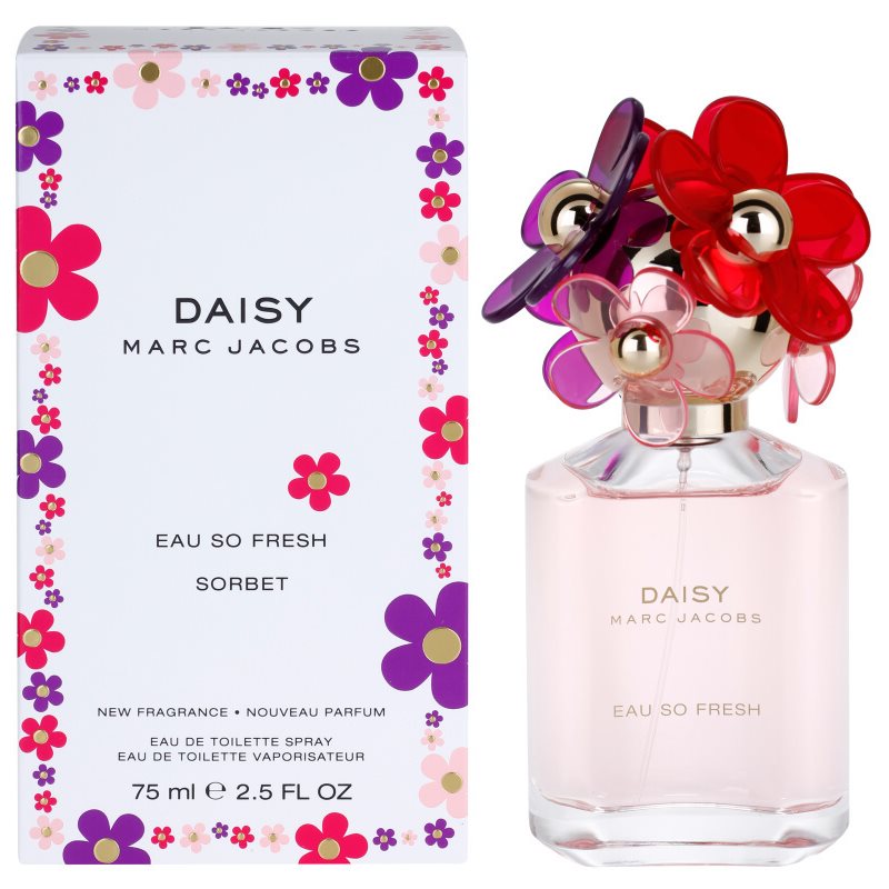 Marc jacobs daisy eau so. Marc Jacobs Daisy Sorbet. Marc Jacobs Daisy Eau so Fresh. Daisy Eau so Fresh Delight от Marc Jacobs. Marc Jacobs Daisy Eau so Fresh blush EDT, 75 ml.