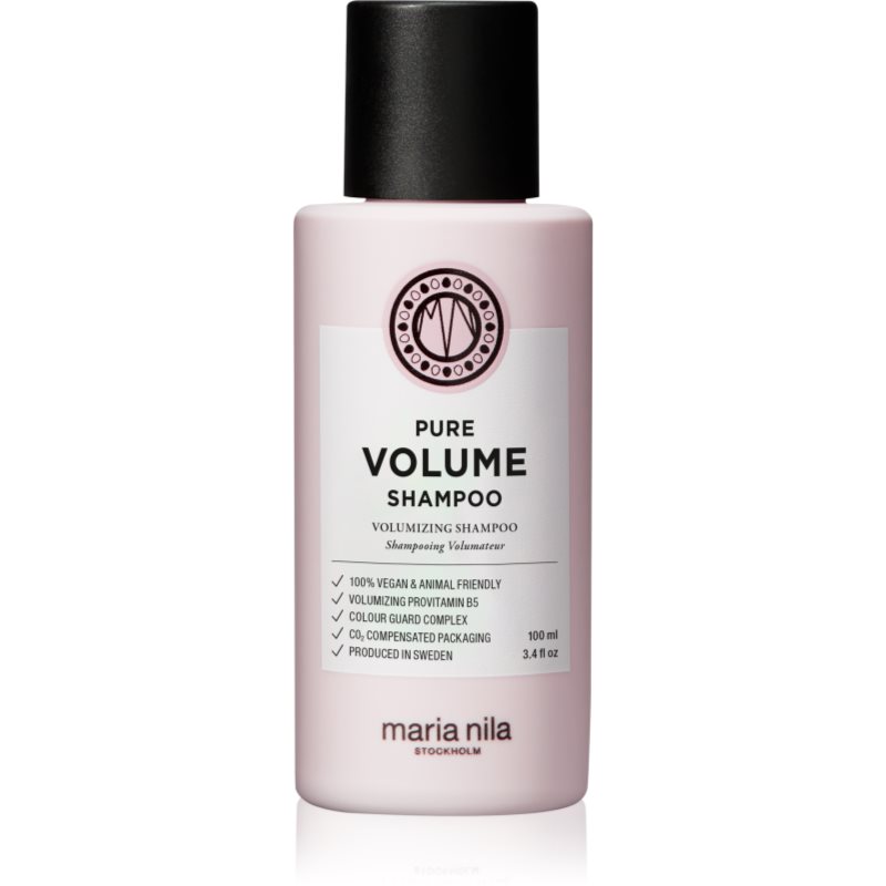 Maria Nila Pure Volume šampon pro objem jemných vlasů bez sulfátů 100 ml
