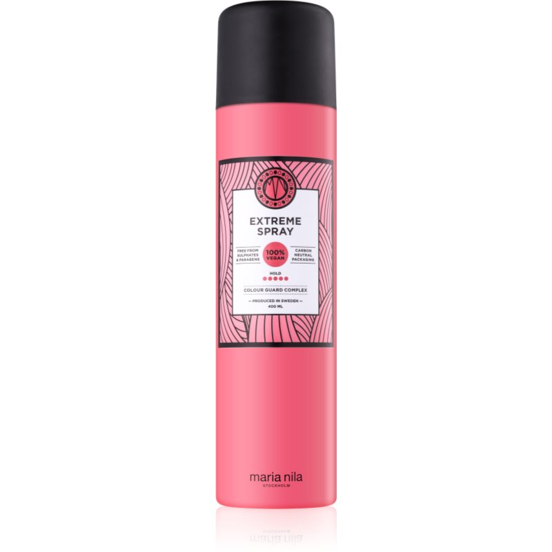 Maria Nila Style & Finish lak na vlasy s extra silnou fixací Extreme Spray 400 ml