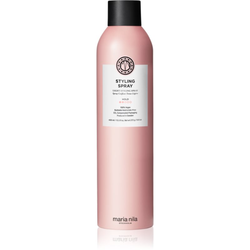 Maria Nila Style & Finish lak na vlasy s lehkou fixací bez obsahu sulfátů Styling Spray 400 ml