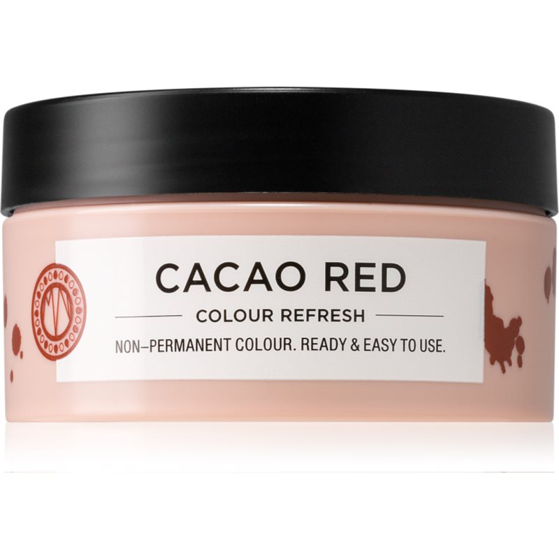Maria Nila Colour Refresh Cacao Red jemná vyživující maska bez permanentních barevných pigmentů výdrž 4 – 10 umytí 6.35 100 ml