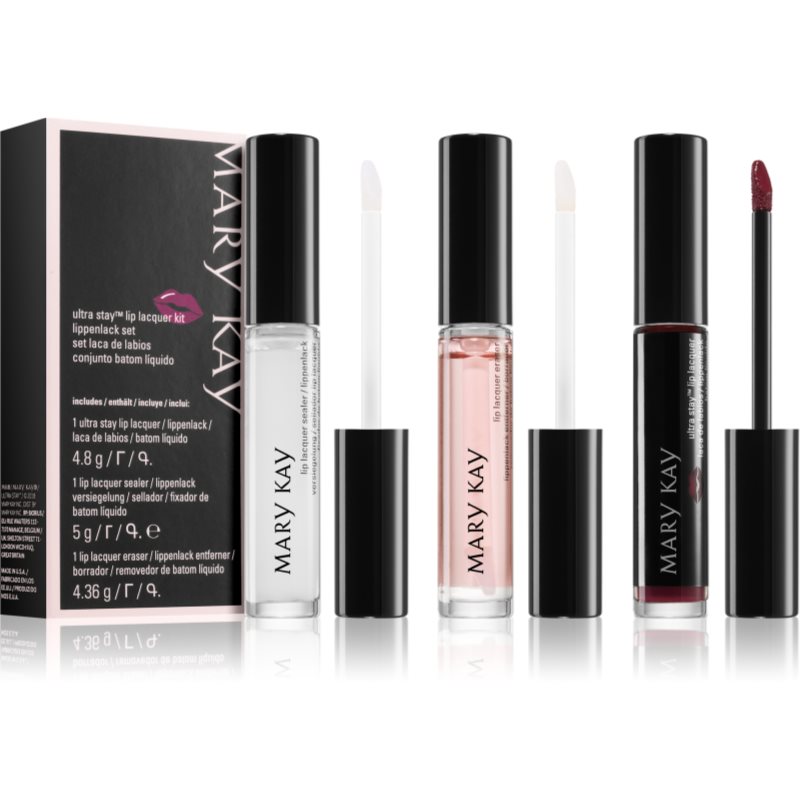 Mary Kay Ultra Stay Lip Lacquer Kit комплект декоративна козметика  за устни цвят Plum