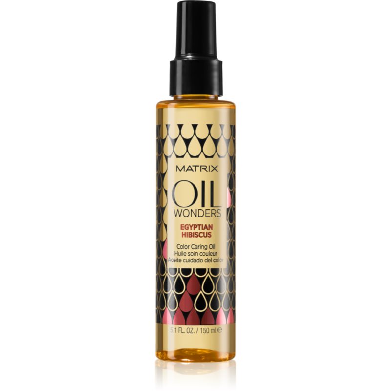 Matrix Oil Wonders Egyptian Hibiscus pečující olej pro ochranu barvy 150 ml