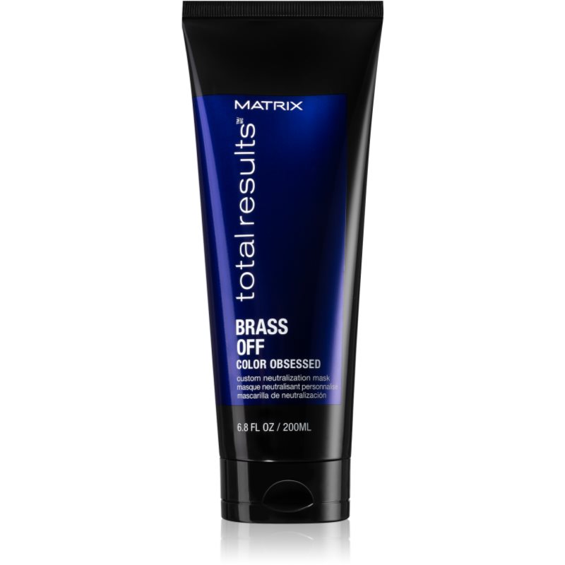 Matrix Total Results Brass Off přirozeně neutralizující maska pro odbarvené vlasy 200 ml