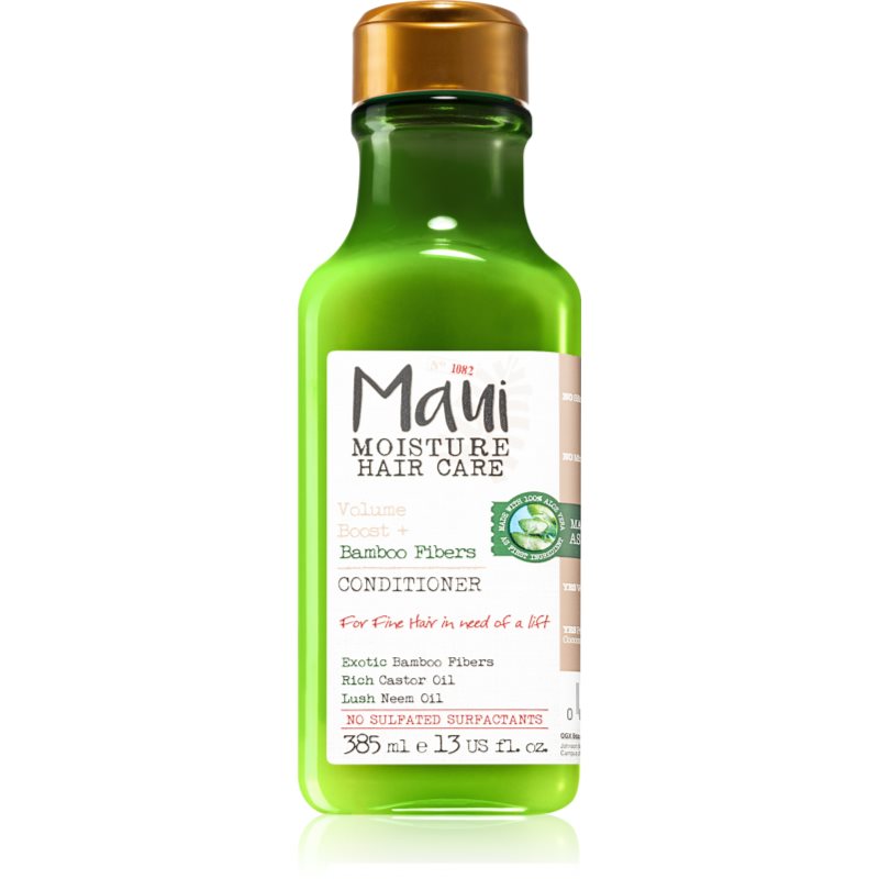 Maui Moisture Thicken & Restore + Bamboo Fibers подсилващ балсам за чуплива коса 385 мл.