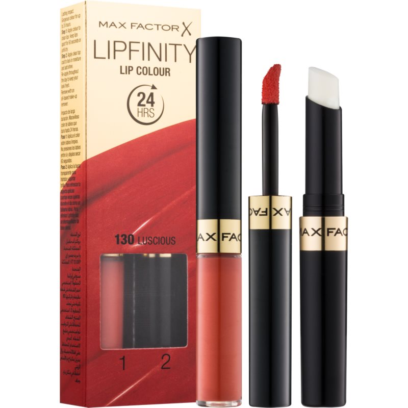 Max Factor Lipfinity дълготрайно червило с балсам цвят 130 Luscious