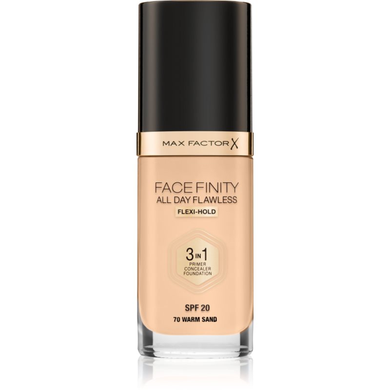 Max Factor Facefinity фон дьо тен 3 в 1 цвят 70 Warm Sand 30 мл.