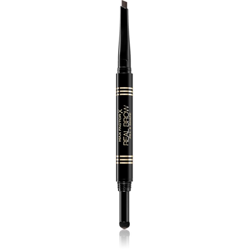 Max Factor Real Brow Fill & Shape молив за вежди цвят 04 Deep Brown 0,6 гр.