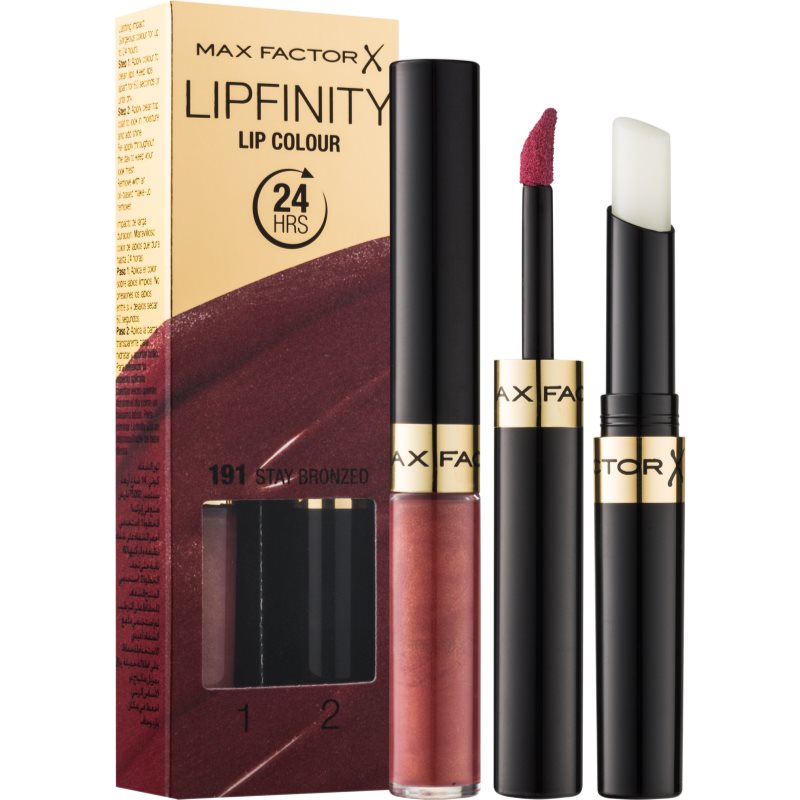 Max Factor Lipfinity дълготрайно червило с балсам цвят 191 Stay Bronzed