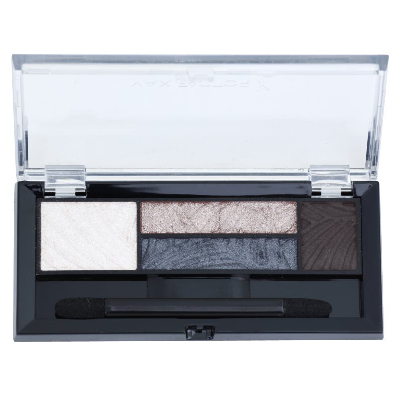 Max Factor Smokey Eye Drama Kit paleta očních stínů a stínů na obočí s aplikátorem odstín 02 Lavish Onyx 1,8 g
