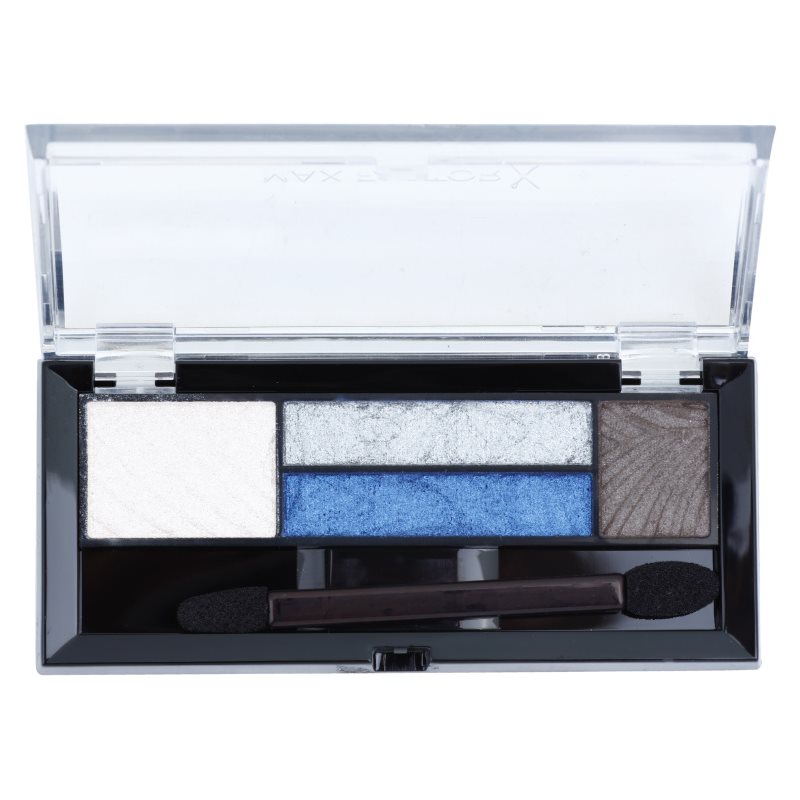 Max Factor Smokey Eye Drama Kit палитра сенки за очи и сенки за вежди с апликатор цвят 06 Azure Allure 1,8 гр.