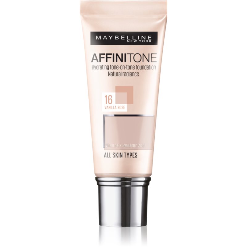 Maybelline Affinitone хидратиращ фон дьо тен цвят 16 Vanilla Rose 30 мл.