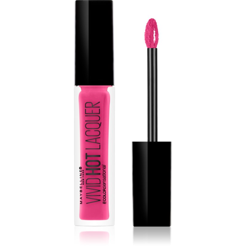 Maybelline Color Sensational Vivid Hot Laquer блясък за устни цвят 68 Sassy 7,7 мл.