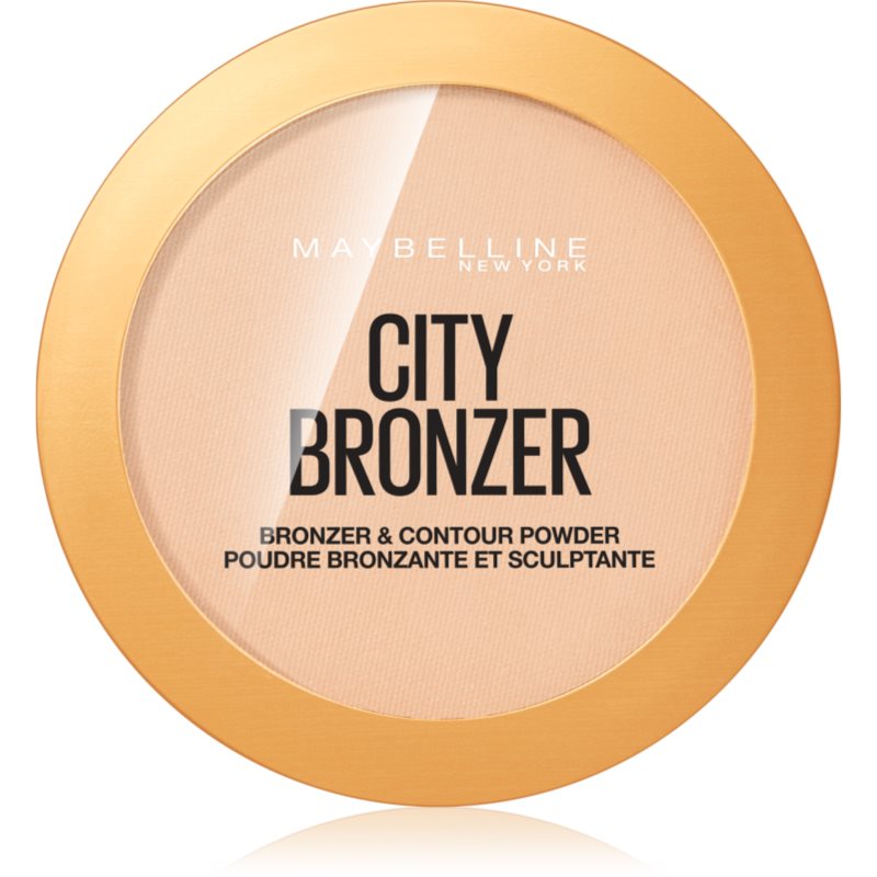 Maybelline City Bronzer бронзант и контурна пудра цвят 100 Light Cool 8 гр.