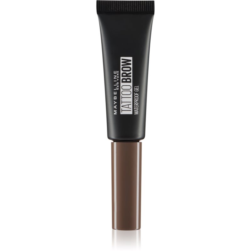 Maybelline Tattoo Brow Waterproof Gel voděodolný gel na obočí odstín 06 Deep Brown 5 ml