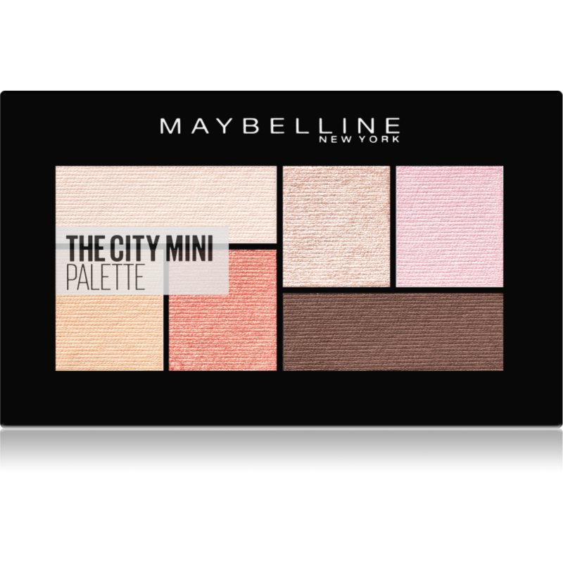 Maybelline The City Mini Palette палитра сенки за очи цвят 430 Downtown Sunrise 6 гр.