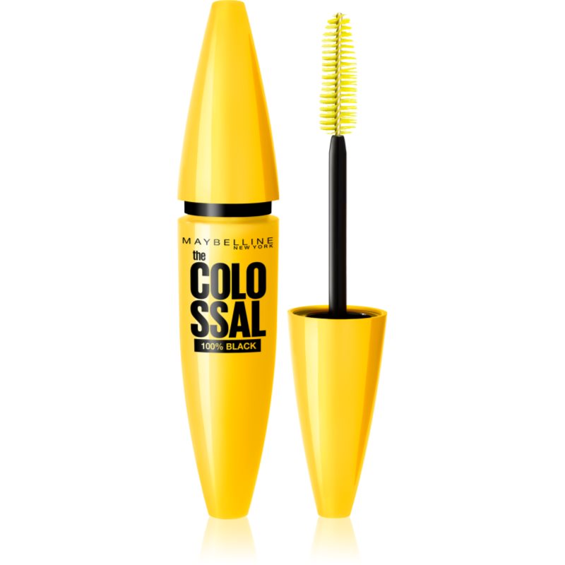 Maybelline The Colossal 100% Black řasenka odstín Black 10,7 ml