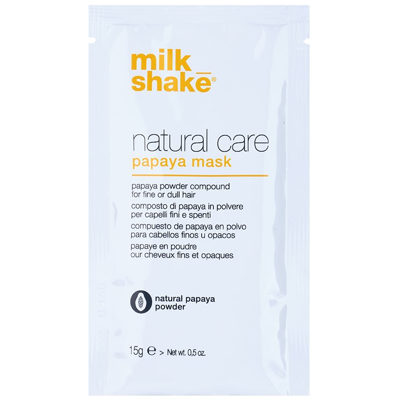 

Milk Shake Natural Care Papaya відновлююча маска для волосся з папайєю