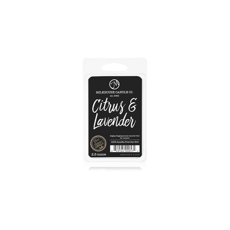 Milkhouse Candle Co. Creamery Citrus & Lavender vosk do aromalampy 70 g