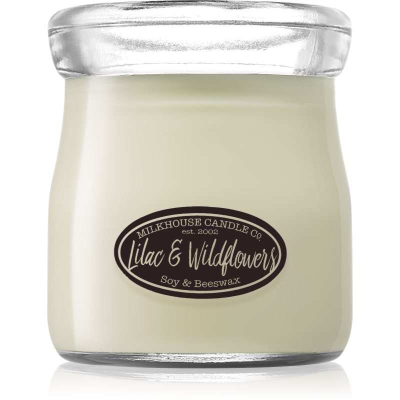 Milkhouse Candle Co. Creamery Lilac & Wildflowers ароматна свещ  Cream Jar 142 гр.