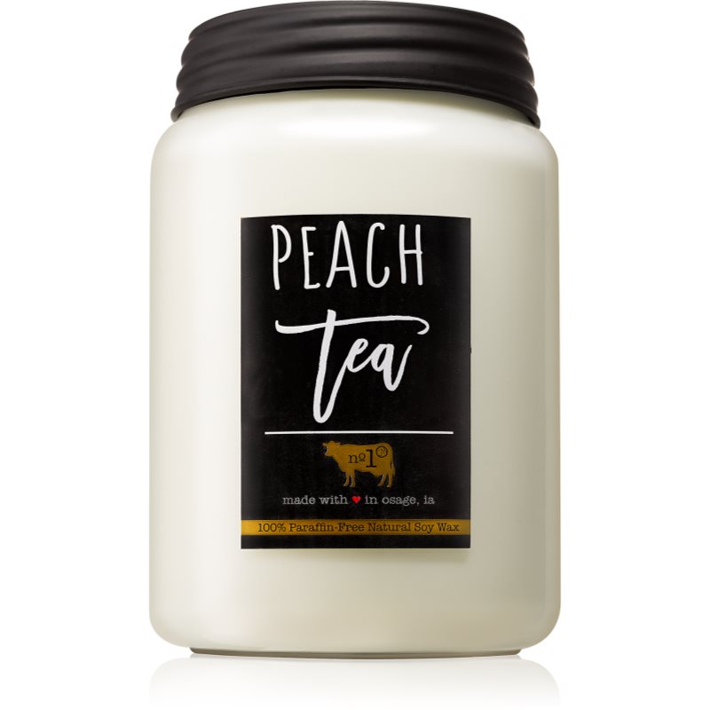 Milkhouse Candle Co. Farmhouse Peach Tea vonná svíčka Mason Jar 737 g