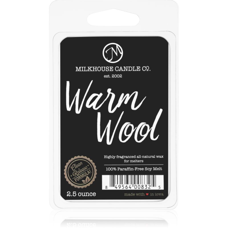 Milkhouse Candle Co. Creamery Warm Wool vosk do aromalampy 70 g