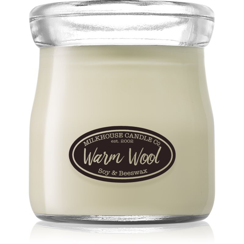 Milkhouse Candle Co. Creamery Warm Wool vonná svíčka Cream Jar 142 g