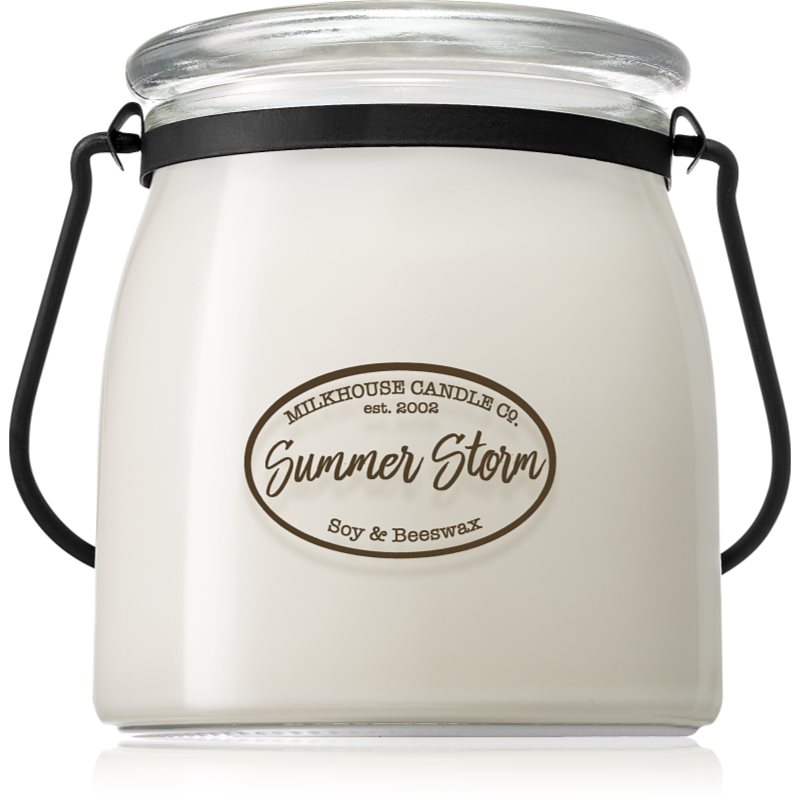 Milkhouse Candle Co. Creamery Summer Storm ароматна свещ  Butter Jar 454 гр.