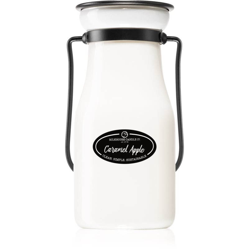 Milkhouse Candle Co. Creamery Caramel Apple ароматна свещ  Milkbottle 227 гр.