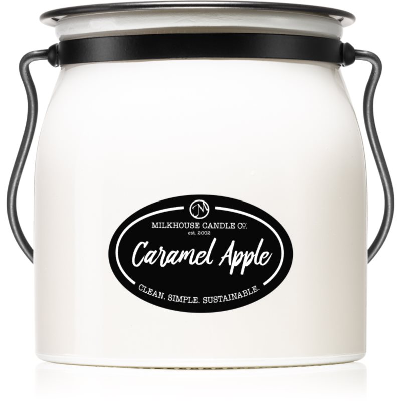 Milkhouse Candle Co. Creamery Caramel Apple ароматна свещ  Butter Jar 454 гр.