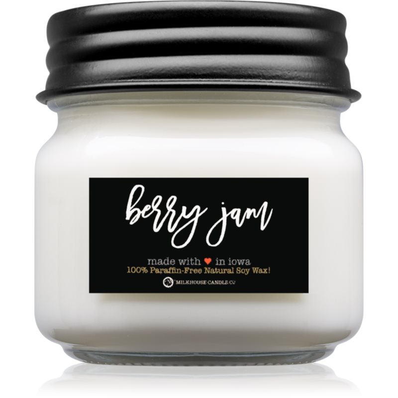 Milkhouse Candle Co. Farmhouse Berry Jam vonná svíčka Mason Jar 198 g