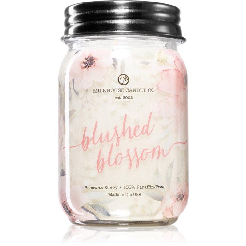 Milkhouse Candle Co. Farmhouse Blushed Blossom vonná svíčka Mason Jar 368 g