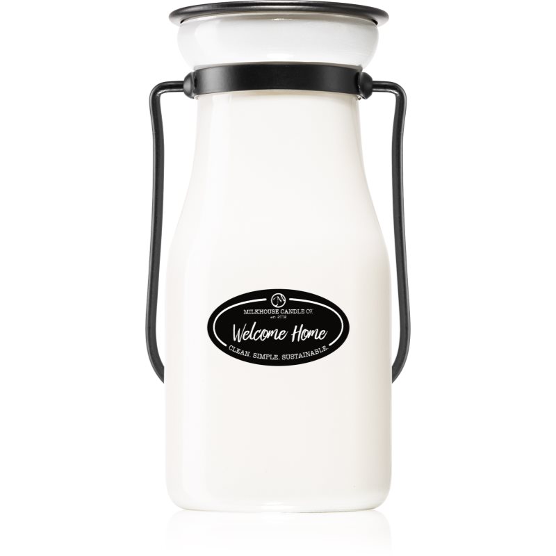 Milkhouse Candle Co. Creamery Welcome Home ароматна свещ  Milkbottle 226 гр.