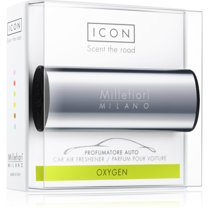 Millefiori Icon Oxygen vůně do auta Metallo Shiny Blue